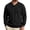 Black_001, variant on Sweatshirts Men Stylish Long Sleeve V-Neck Sweat Shirt Fall Winter Casual Ribbed Cuffs Solid Color Tops for Daily Wear Dark Green 2XL