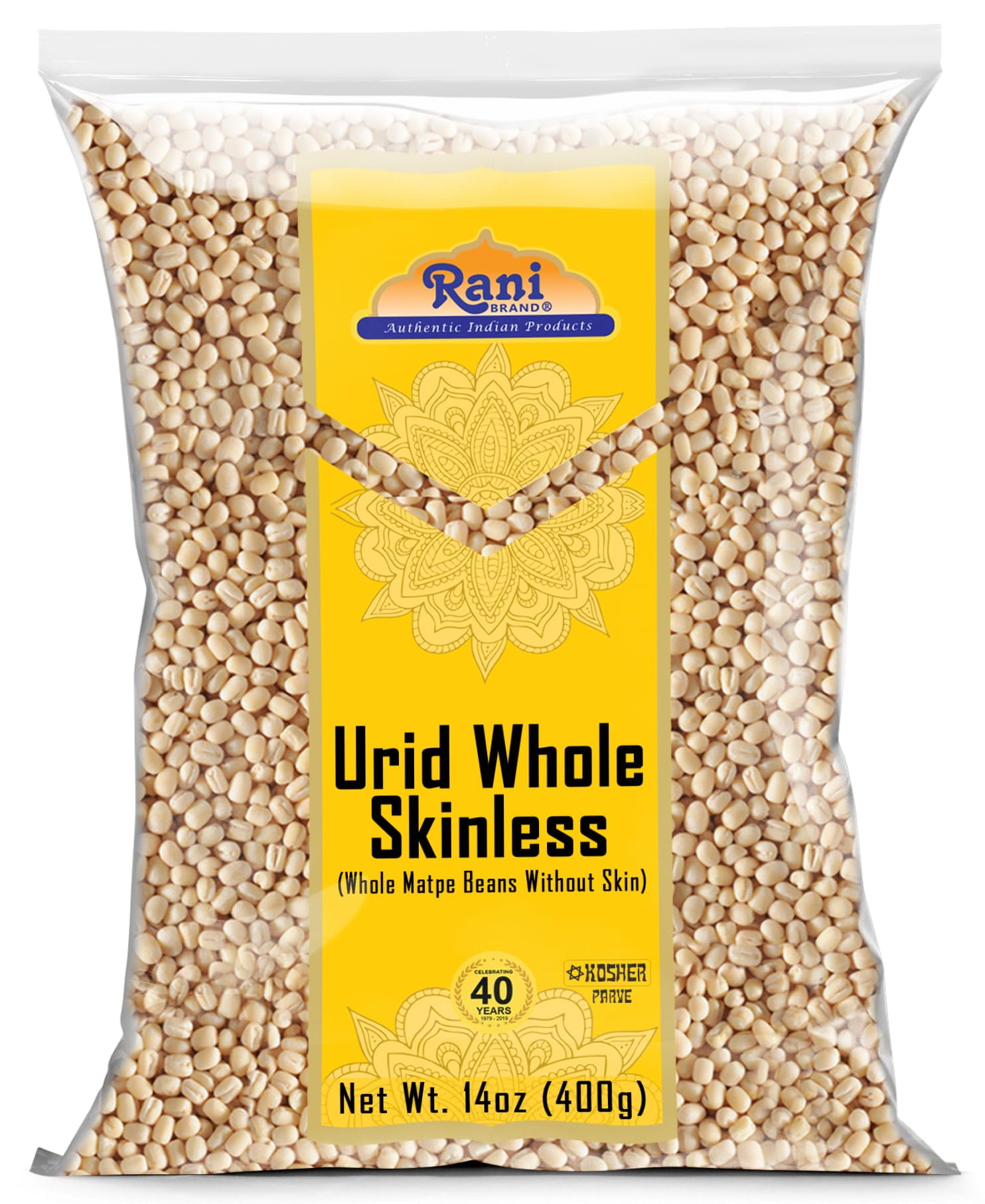Rani Chana Dal Split Desi Chickpeas without Skin 32oz Vegan Indian