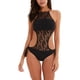thumbnail image 1 of Traje de baño de una pieza de encaje ahuecado sin espalda cómodo para mujer (con almohadilla en el pecho sin soporte de acero) OAVQHLG3B Store  lin121212, 1 of 1