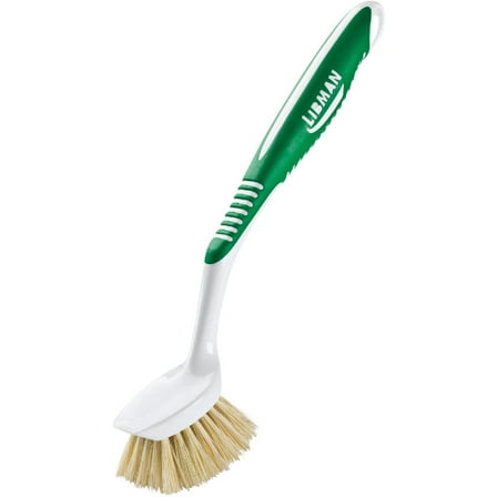 Libman Vegetable Brush Natural Tampico Fibers - Soft Bristles - 1 Piece