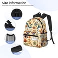 thumbnail image 4 of Fotbe 70s Hippie Style Lightweight Casual Laptop Backpack for Men and Women, Daily use Waterproof backpack, Backpack for College, 4 of 7