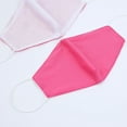 thumbnail image 4 of BalsaCircle 5 Fuchsia Breathable Earloop Cotton Face Masks 2 Layers Protective Covers Pollution Germs Protection Gear, 4 of 6