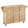 thumbnail image 1 of Homestyles Create-a-Cart Brown Kitchen Cart, 1 of 2