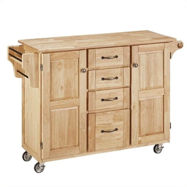 Homestyles Create-a-Cart Brown Kitchen Cart