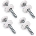 thumbnail image 1 of 4 Pcs Threaded (White) Spindle Pressure Rods for Stair Gate, 1 of 5
