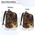 thumbnail image 2 of Fotbe Cool Black Gold Dragon Mochila de Lona con Estampado, Mochila Duradera, Mochila Versátil de Alta Calidad, Mochila Compacta Vintage-Medium, 2 of 5