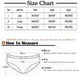 thumbnail image 3 of Cotton Underwear for Women High Waist Cotton High Waisted Briefs Soft Womens Underwear Breathable Panties Period Underpant Brief Panties for Women Pack L, 3 of 3