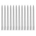 thumbnail image 3 of Metallic Twisted Candlestick, Taper Twisted Long Candle Decoration Soy Wax Dripless  For Party Silver, 3 of 8