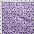thumbnail image 4 of oneOone Cotton Poplin Violet Fabric Floral Fabric For Sewing Printed Craft Fabric By The Yard 42 Inch Wide, 4 of 5