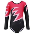 thumbnail image 2 of Xmarks Girls Gymnastics Leotards Long Sleeve with Shorts Outfits Sparkle Kids One-Piece/Three-Piece Colorful Dancewear Bodysuit 3-12Y, 2 of 8