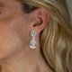 thumbnail image 4 of BESTYASH 1Jgo Collar Y Aretes Vintage De Mujer Con De Rhinestone En Plateado, 4 of 7