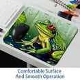 thumbnail image 6 of Frog Gaming Mouse Pad Desk Mat Desk Pad, Non-Slip Rubber Bottom, Printed, Square 8.3x9.8 Inch - Suitable for Office and Gaming, 6 of 6