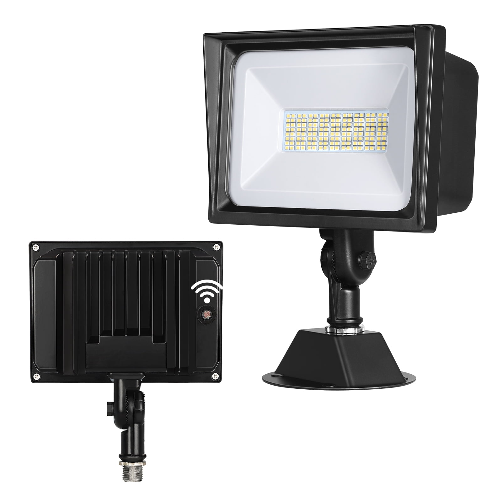 Leonlite 100W LED Outdoor Flood Light with Knuckle, 1000W Eqv 