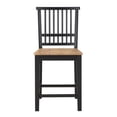 thumbnail image 2 of Pemberly Row Rubberwood/Iron Counter Chair in Black (Set of 2), 2 of 8
