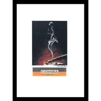 Venice Beach Collection's Cigar Smoke Mystical Lady 14x18 Framed Print