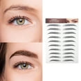 thumbnail image 4 of Unique Bargains Tatouage Simulation Sourcils pour Femmes 1 Pce Horizontal, Noir, 4 of 5
