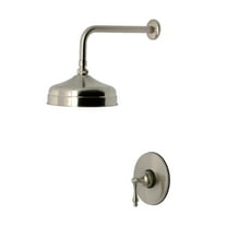 Kingston Brass KB6338ALSO Restoration Single-Handle Pressure Balanced Shower Faucet, Brushed Nickel