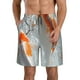 thumbnail image 1 of Balery Koi Fish Water Traje de Baño Estilo Hawaiano para Hombre, Shorts de Secado Rápido con Bolsillos-XX-Large, 1 of 6