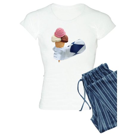 

CafePress - Power Rangers Holding Ice Crea - Women s Light Pajamas
