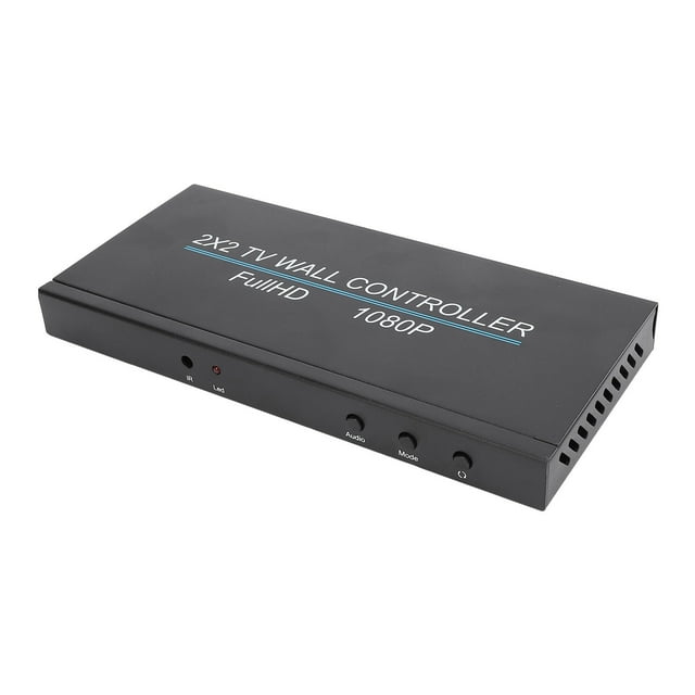 Contrôleur de Mur Vidéo 4K 2X2 pour Téléviseur LCD, Rotation à 180 Degrés, Télécommande, 8 Modes d'Assemblage, Créez un Superbe Affichage d'Affichage Numérique avec Contrôleur de Mur de Téléviseur LED