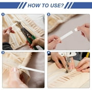 Uxcell Boning for Sewing, 10 Yard 4mm Wide Polyester Sew-Through Low Density Corset Boning with 40 Pcs End Caps, Beige