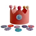 thumbnail image 1 of LCXmlly Photo Shoot Prop Hat Newborn Birthday Hat with Buckles Adjustable Party Hat for Photo Prop, 1 of 7