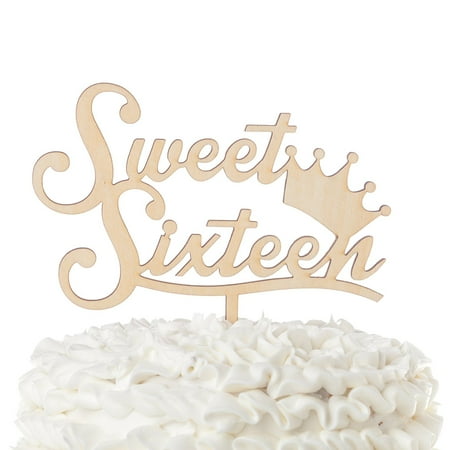 sweet sixteen 16 wooden