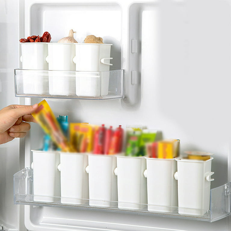 1pc Refrigerator Side Door Storage Box For Separation And
