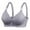 Gray, variant on Ladies Bras,Womans Plus Size Bras Embroidered Glossy Comfortable Breathable Bra Underwear No Rims