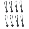 thumbnail image 2 of ASR Outdoor 8 Pack Utility Stretch Shock Cord Plastic Ball Cord Camping Gear, Black, 2 of 7