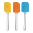 thumbnail image 7 of 3pcs Kitchen Cooking Flexible Silicone Spatula Set Heat Resistant Turner Scraper Baking Utensils Yellow Orange Blue, 7 of 7