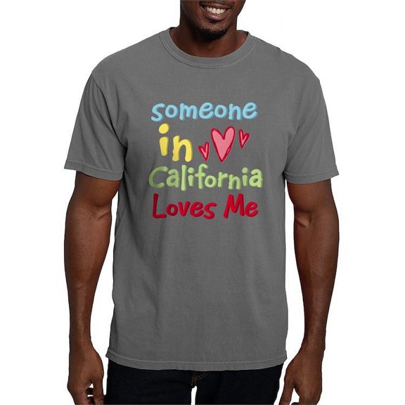 CafePress - Someone In California Loves Me Men's Comfort Color - Mens Comfort Colors Shirt