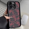 thumbnail image 3 of Sanrio funda de teléfono de Anime para iPhone, 11, 12, 13, 14, 15 Pro Max, X, XS, XR, X, 8, 7 Plus, SE2, funda de silicona, lindo y fresco, Gato de Hello Kitty, 3 of 5