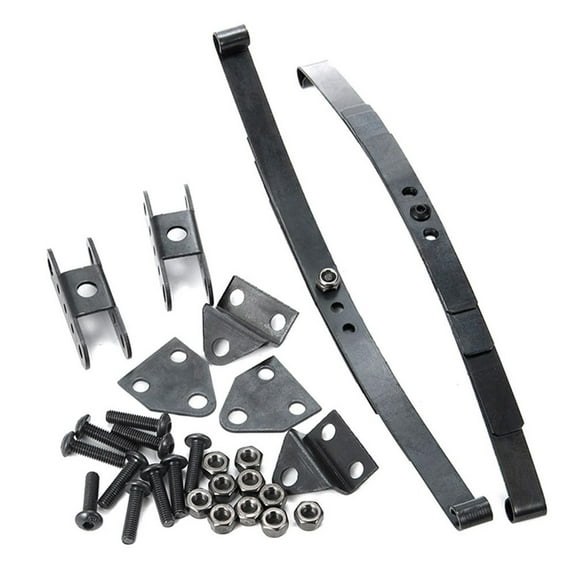 Metal Leaf Spring Suspension System for RC Rock Crawler Designed to Shield Against Shocks
