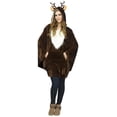 thumbnail image 1 of Morris Adult Reindeer Poncho, 1 of 4
