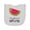 AC-Heather Grey, variant on Inktastic I'm One in a Melon Watermelon Humor Newborn Bib