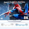 thumbnail image 2 of Cable extensor HDMI UGREEN de 3,3 pies, 8K@60Hz, 48 Gbps, 2 of 9