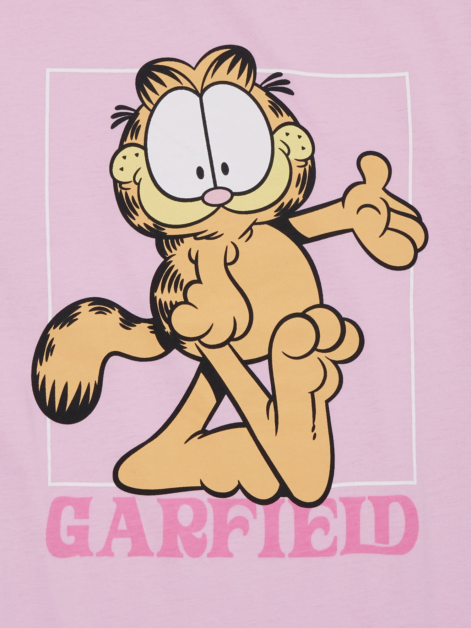 Paramount Girls Garfield Square, Crew Neck, Short Sleeve, Graphic T-Shirt, Sizes 4-16