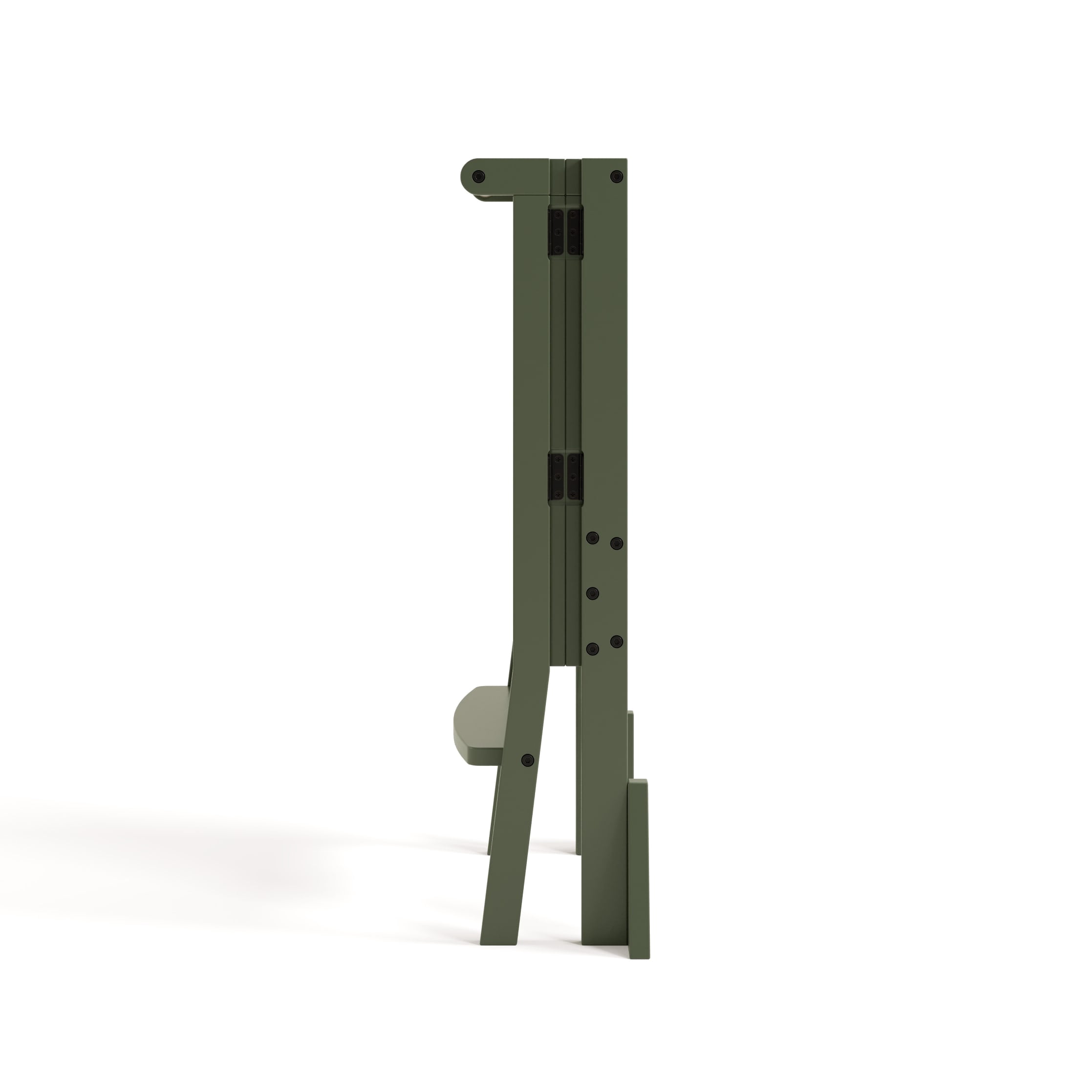 Storkcraft Toddler Montessori Foldable Step Stool - Olive and Driftwood