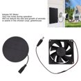 thumbnail image 4 of Solar Panel Fan,  Low Noise Temp Regulation Solar Exhaust Fan Lightweight  for Greenhouse, 4 of 8