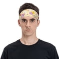 thumbnail image 4 of Goofa Rabbit And Balloon Pattern Sweatbands Sports Headband for Men & Women,Moisture Wicking Athletic headband,Breathable Sweatband,Sports accessories,Workout gear, 4 of 9