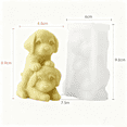thumbnail image 2 of JDH Silicone Double Stack Dog Aromatherapy Candle Mold DIY Handmade Candle Animal Resin Casting Silicone Mold, 2 of 6