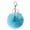 Sky blue, variant on Yammee Soft Fuzzy Key Ring 8cm Pompon Women Fashion Accessory Gift Pompoms Keyring