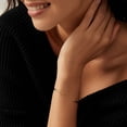 thumbnail image 3 of Minimalist Bracelet Adjustable Thin Bangle Cuff Bracelet for Women 14K Plated Open Bracelet Birthday Gifts for Her Lightweigt Every Jewellery, 3 of 5