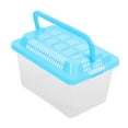 thumbnail image 4 of OULII Mini Portable Fish Tank Plastic Faunarium Reptile Terrarium Rectangle Reptile Carrier Ideal for Small Critters and Creatures, 4 of 7