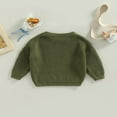 thumbnail image 3 of Chandail Tricoté pour Tout-Petit Fille Garçon, Blouse Chandail, Chandail Molletonné Chaud à Col Rond, Manches Longues, 3 of 6