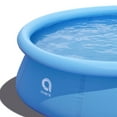 thumbnail image 6 of (Open Box) JLeisure Avenli 8' x 25" Prompt Set 2-3 Person Inflatable Outdoor Kids Swimming Pool, Blue, 6 of 7