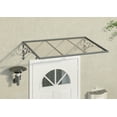 thumbnail image 6 of Palram - Canopia Venus 1350 4' x 3' Polycarbonate/Aluminum Awning - Gray/Clear, 6 of 7
