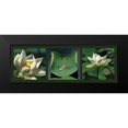 thumbnail image 2 of Pinsard, Laurent 14x8 Black Modern Framed Museum Art Print Titled - Lotus blancs, 2 of 5