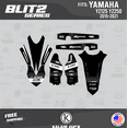 thumbnail image 2 of Kalair GFX Graphics Kit for Yamaha YZ125 (2015-2021) Blitz Series, 2 of 5